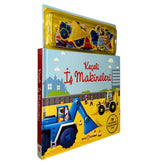 Beta Kids Keçeli İş Makineleri Yapıştırmalı Aktivite